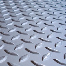 Лист нержавеющий рифленый г/к чечевица AISI 304 12 мм ГОСТ 8568-77